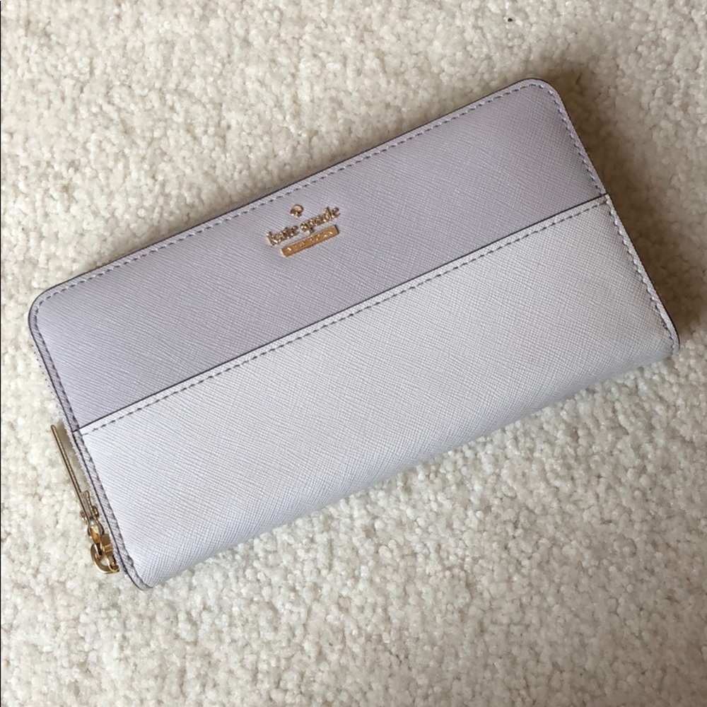 Long purple wallet